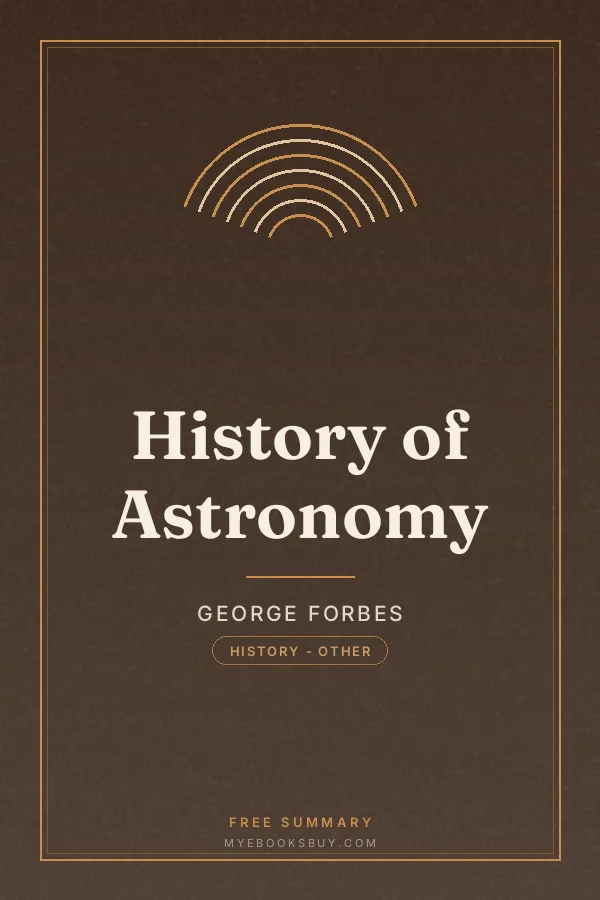 Cover of History of Astronomy