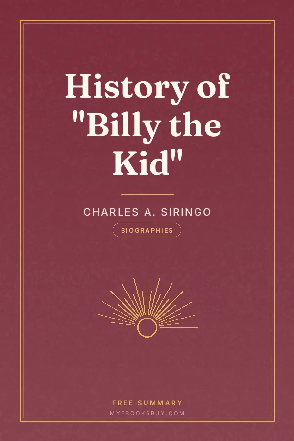 Cover of History of "Billy the Kid"