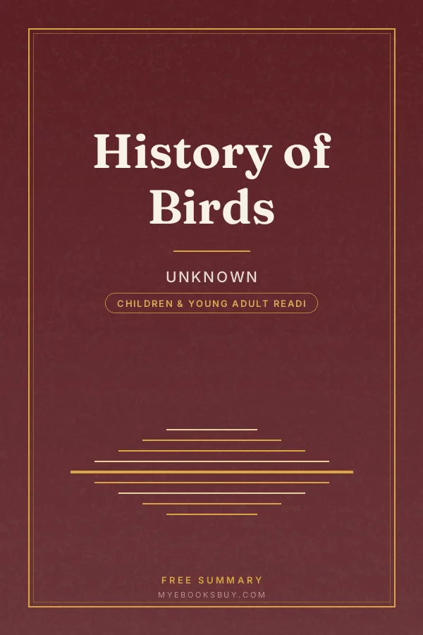 Cover of History of Birds
