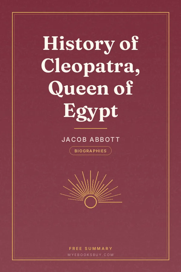 Cover of History of Cleopatra, Queen of Egypt