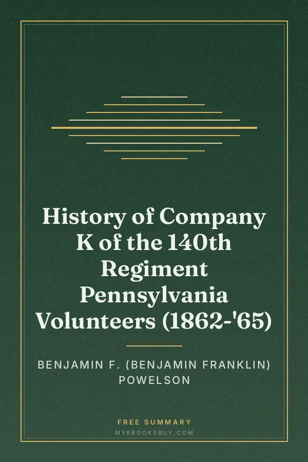 Cover of History of Company K of the 140th Regiment Pennsylvania Volunteers (1862-'65)