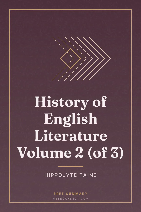 Cover of History of English Literature Volume 2 (of 3)