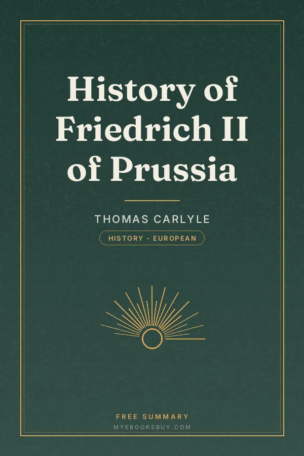 Cover of History of Friedrich II of Prussia