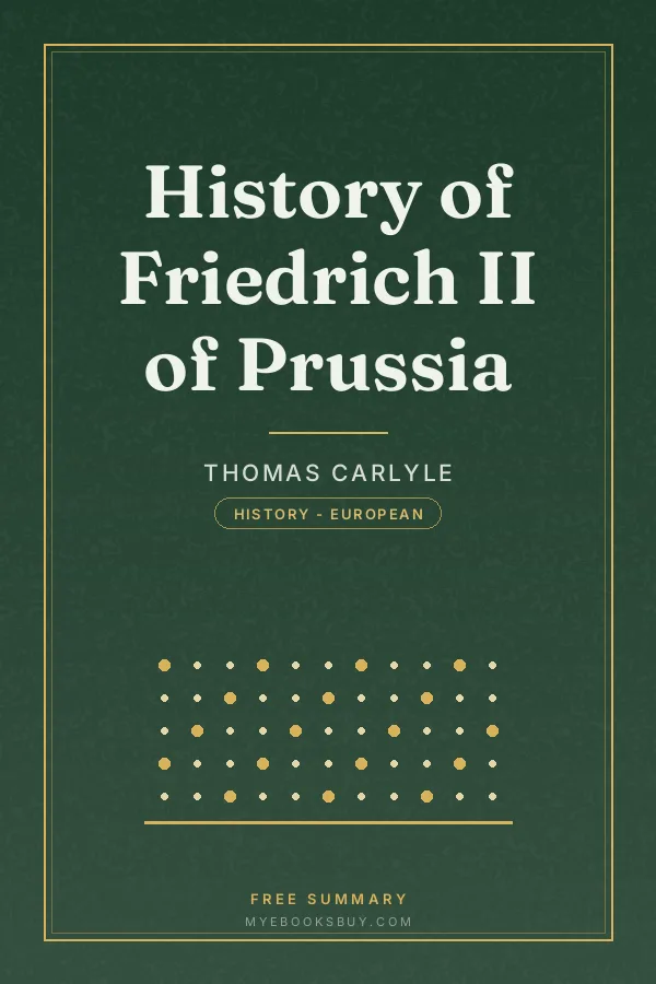 Cover of History of Friedrich II of Prussia