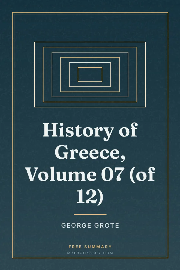Cover of History of Greece, Volume 07 (of 12)