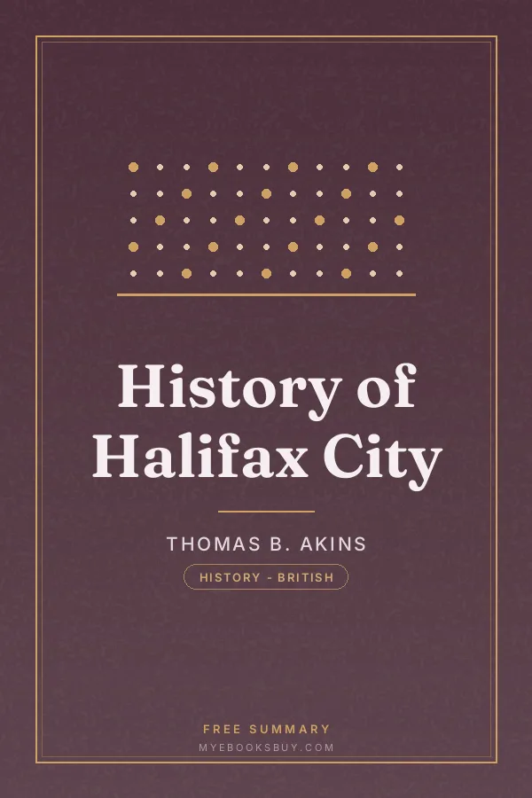 Cover of History of Halifax City
