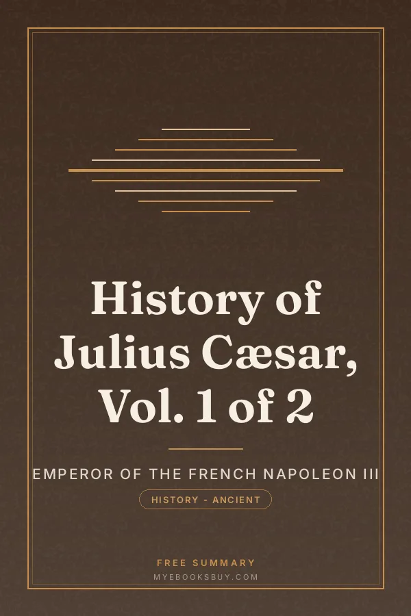 Cover of History of Julius Cæsar, Vol. 1 of 2