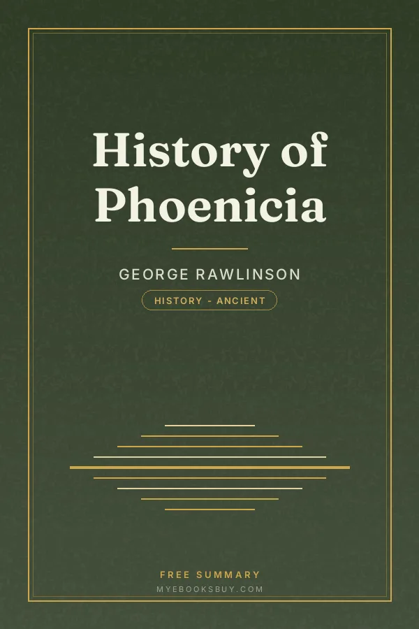 Cover of History of Phoenicia