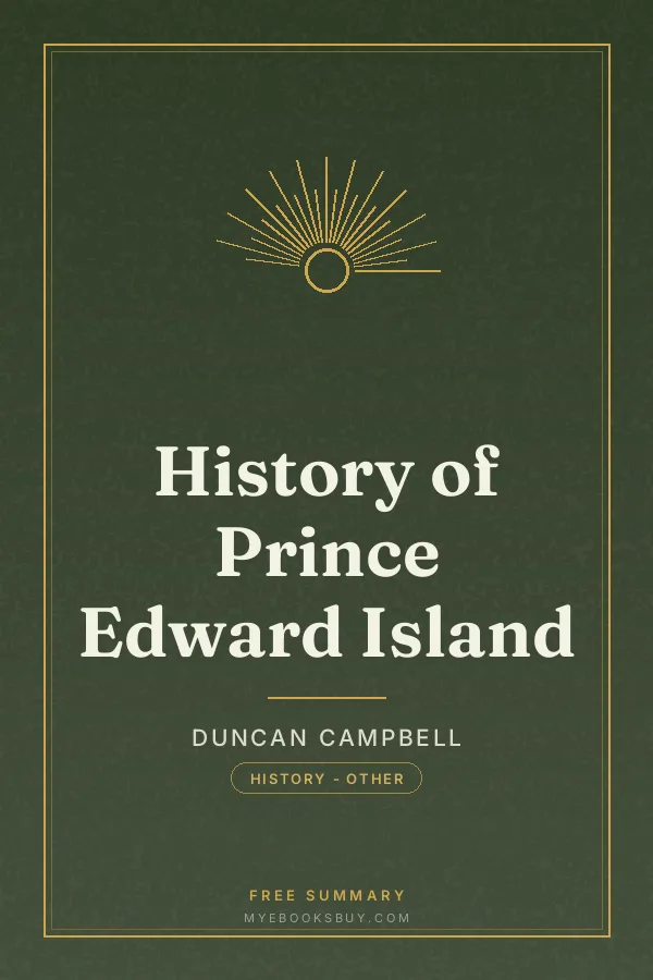 Cover of History of Prince Edward Island