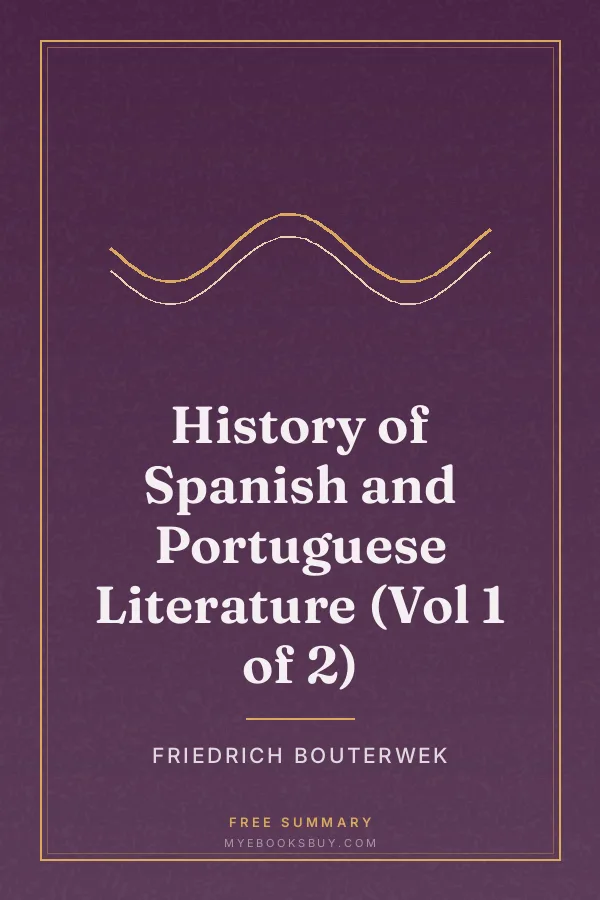 Cover of History of Spanish and Portuguese Literature (Vol 1 of 2)