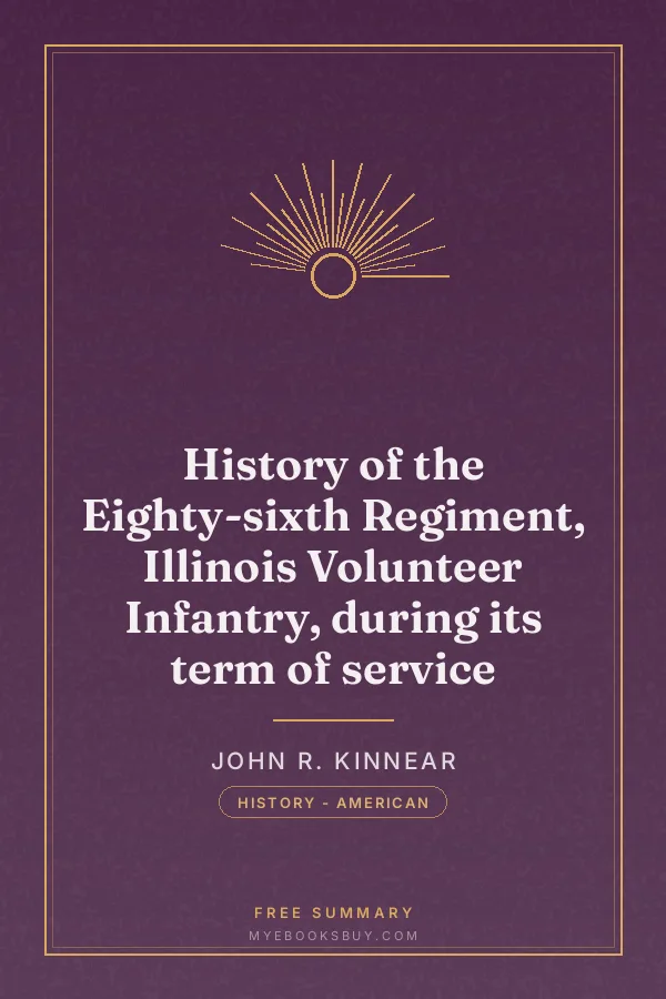 Cover of History of the Eighty-sixth Regiment, Illinois Volunteer Infantry, during its term of service