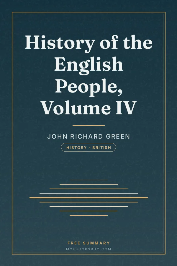 Cover of History of the English People, Volume IV