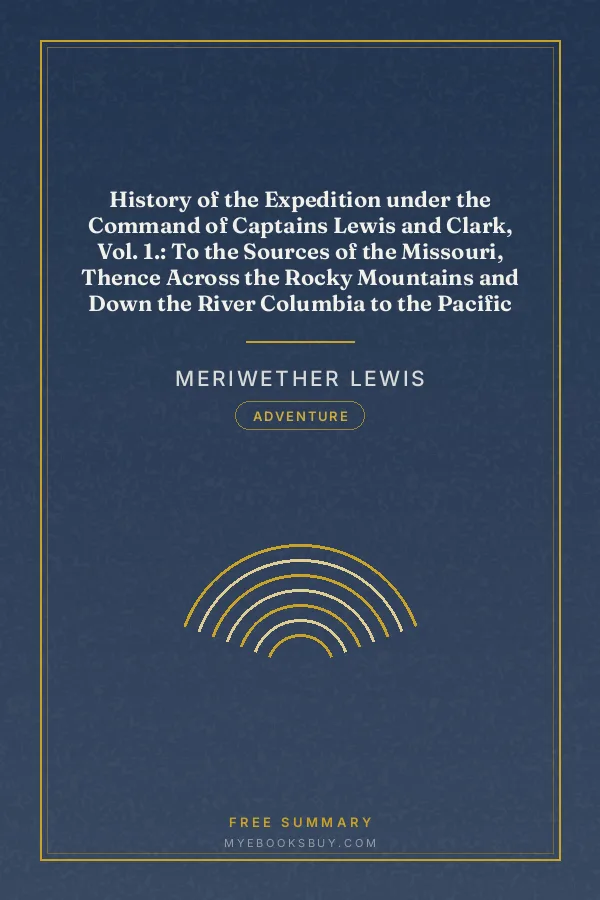 Cover of History of the Expedition under the Command of Captains Lewis and Clark, Vol. 1.: To the Sources of the Missouri, Thence Across the Rocky Mountains and Down the River Columbia to the Pacific Ocean. Performed During the Years 1804-5-6