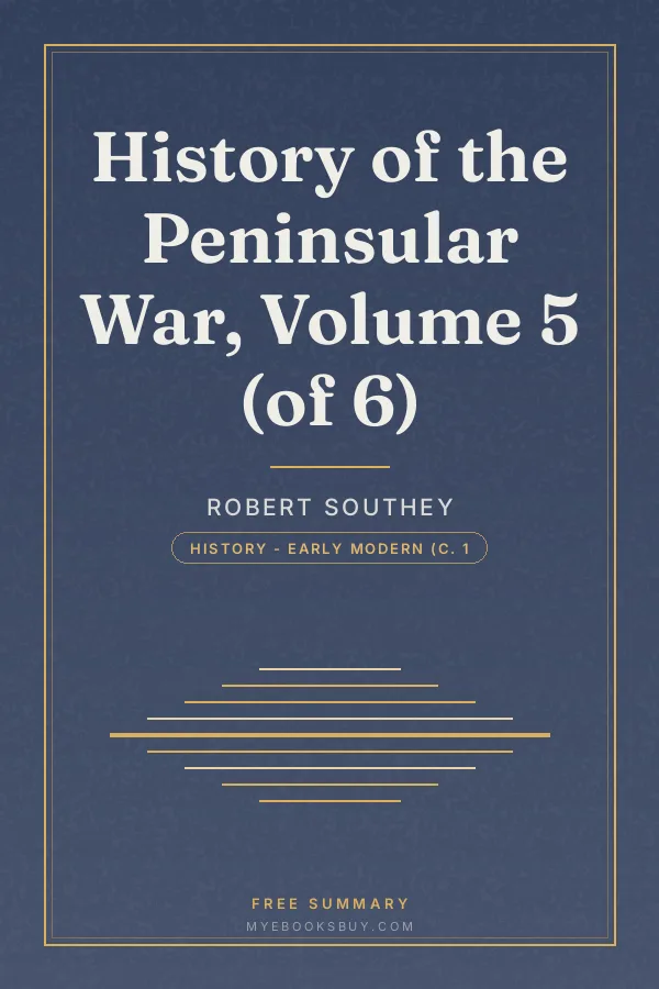 Cover of History of the Peninsular War, Volume 5 (of 6)