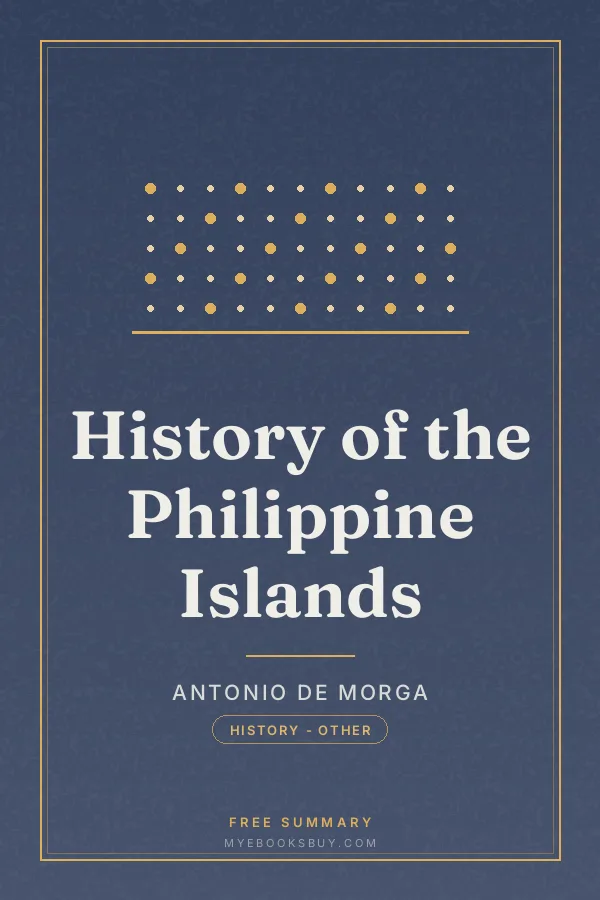 Cover of History of the Philippine Islands