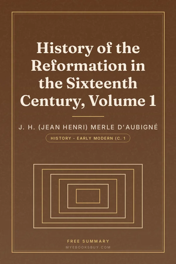 Cover of History of the Reformation in the Sixteenth Century, Volume 1