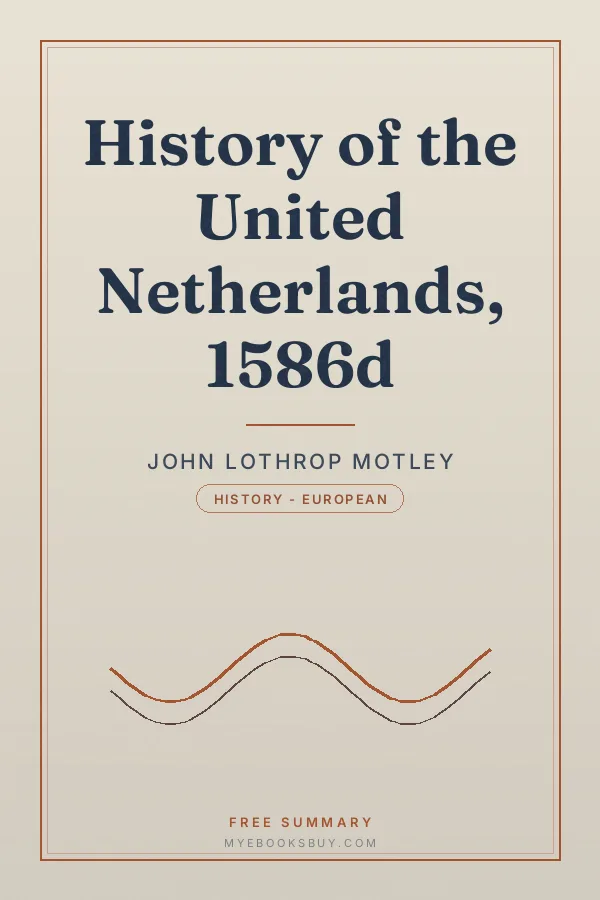 Cover of History of the United Netherlands, 1586d
