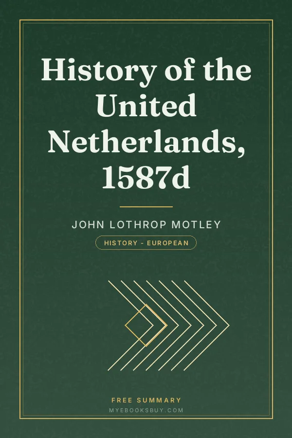 Cover of History of the United Netherlands, 1587d