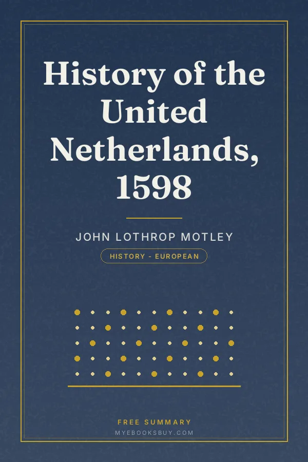 Cover of History of the United Netherlands, 1598