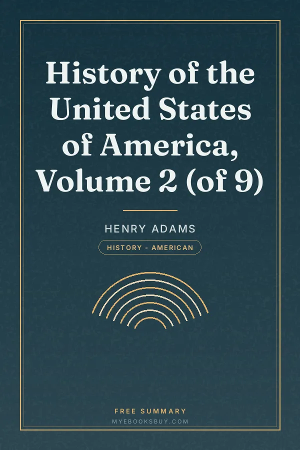 Cover of History of the United States of America, Volume 2 (of 9)