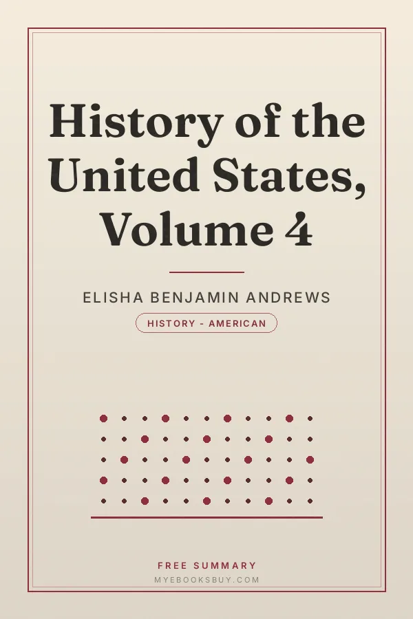 Cover of History of the United States, Volume 4
