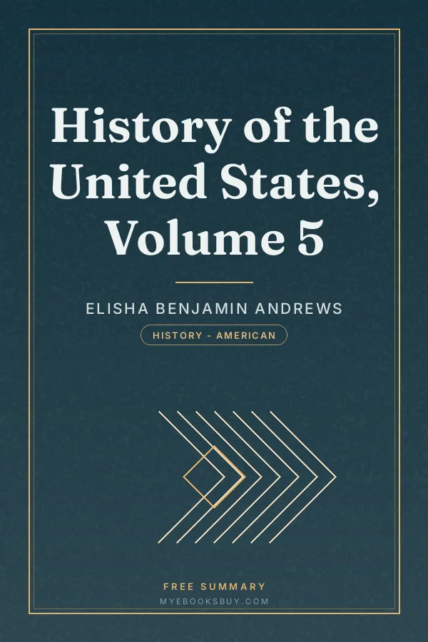 Cover of History of the United States, Volume 5