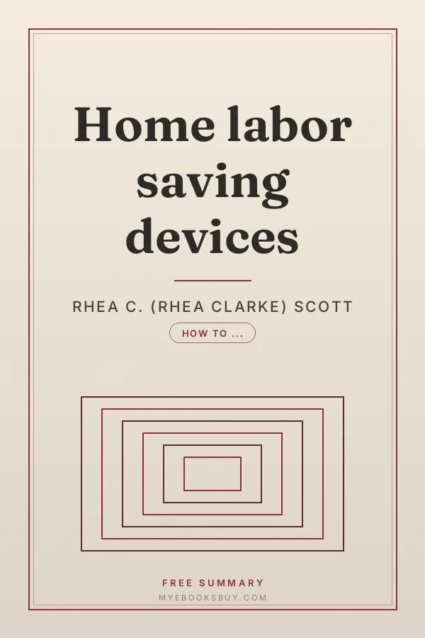 Cover of Home labor saving devices