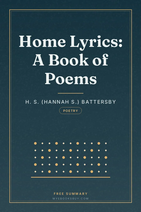 Cover of Home Lyrics: A Book of Poems