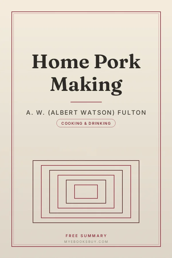 Cover of Home Pork Making