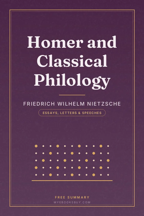 Cover of Homer and Classical Philology