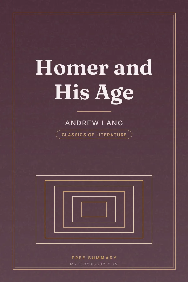 Cover of Homer and His Age