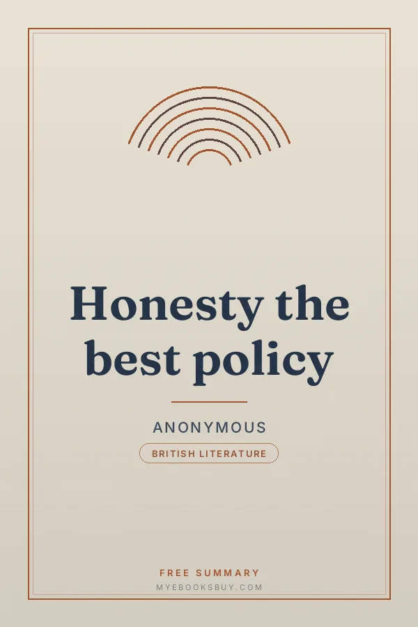 Cover of Honesty the best policy