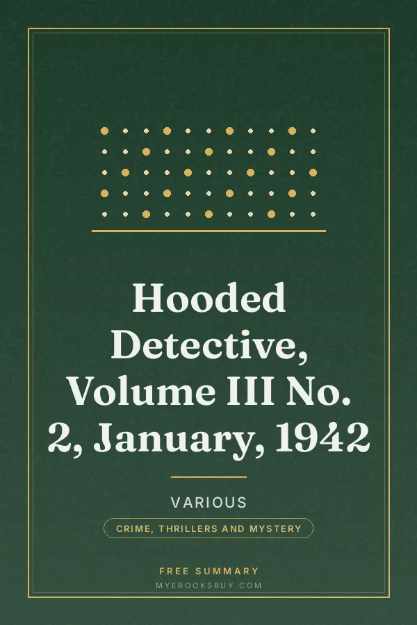 Cover of Hooded Detective, Volume III No. 2, January, 1942