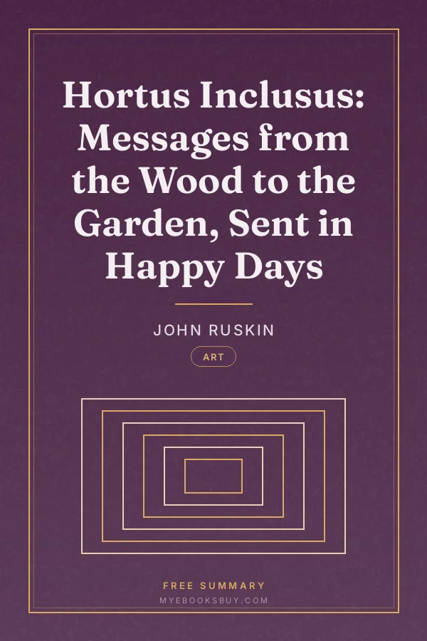 Cover of Hortus Inclusus: Messages from the Wood to the Garden, Sent in Happy Days