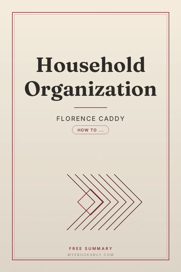 Cover of Household Organization