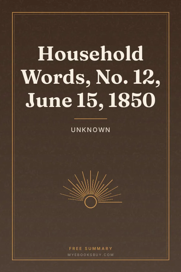 Cover of Household Words, No. 12, June 15, 1850