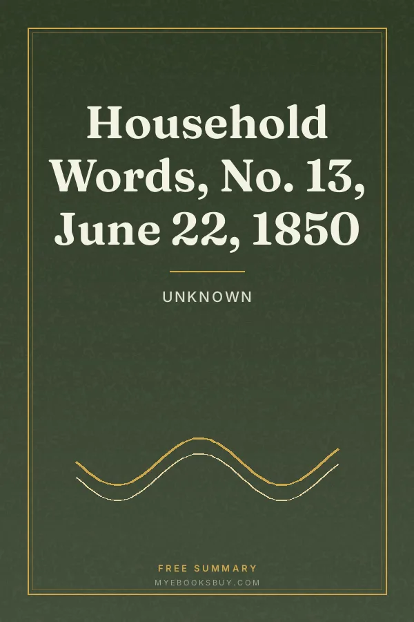Cover of Household Words, No. 13, June 22, 1850