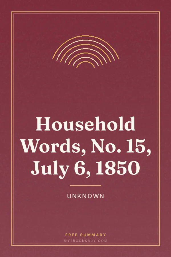 Cover of Household Words, No. 15, July 6, 1850