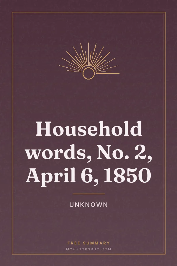 Cover of Household words, No. 2, April 6, 1850