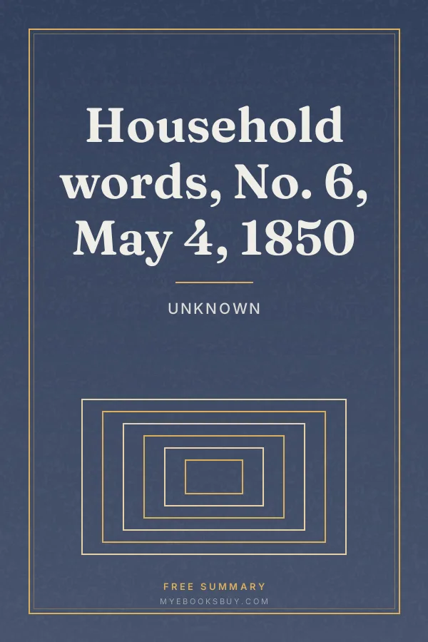 Cover of Household words, No. 6, May 4, 1850