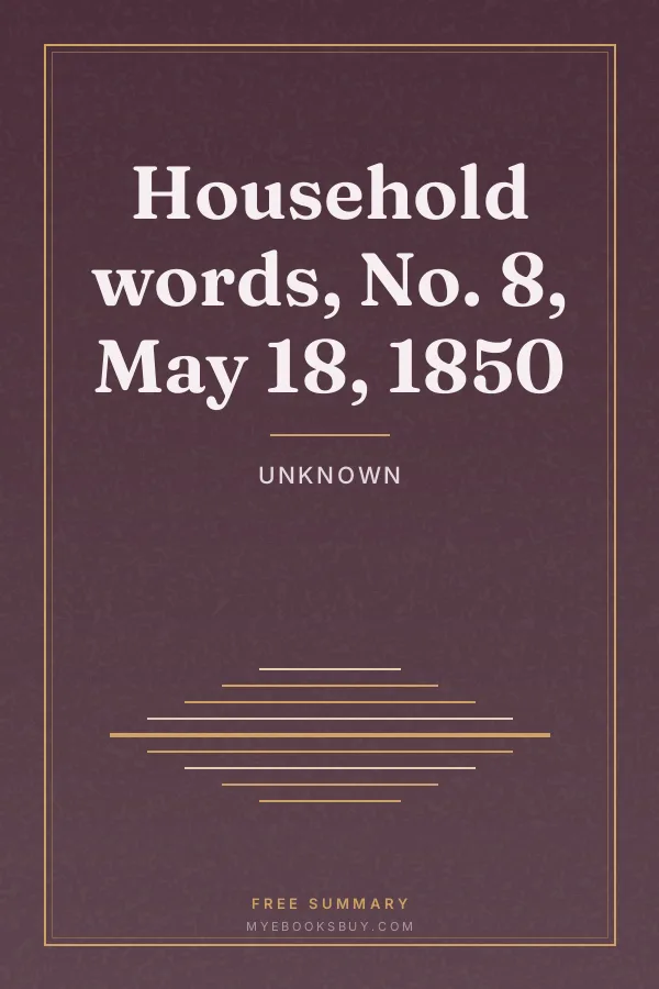 Cover of Household words, No. 8, May 18, 1850