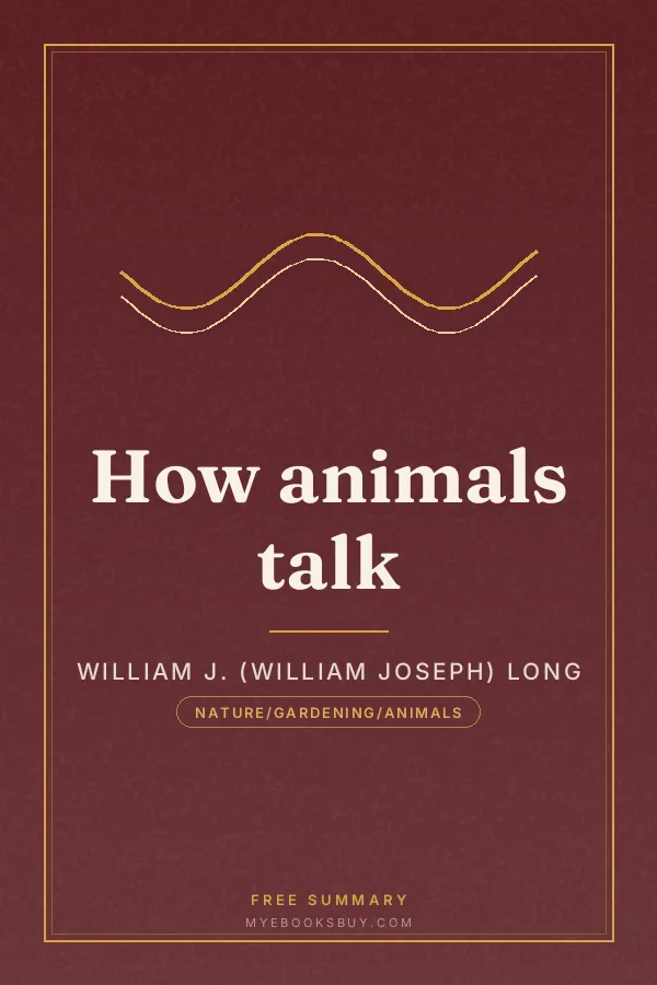 Cover of How animals talk