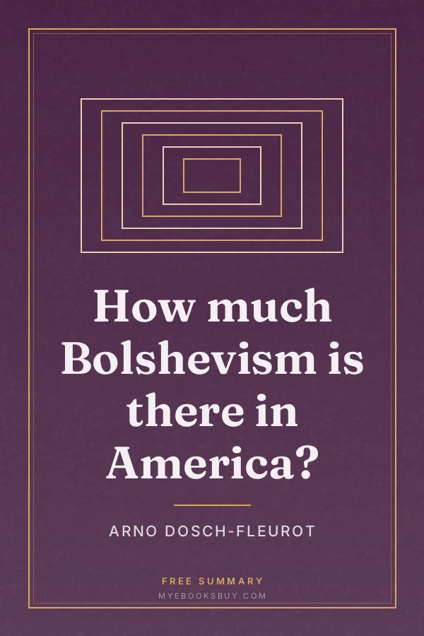 Cover of How much Bolshevism is there in America?