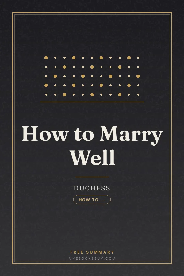 Cover of How to Marry Well