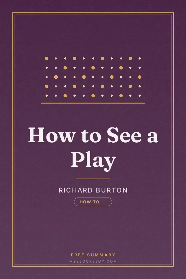 Cover of How to See a Play
