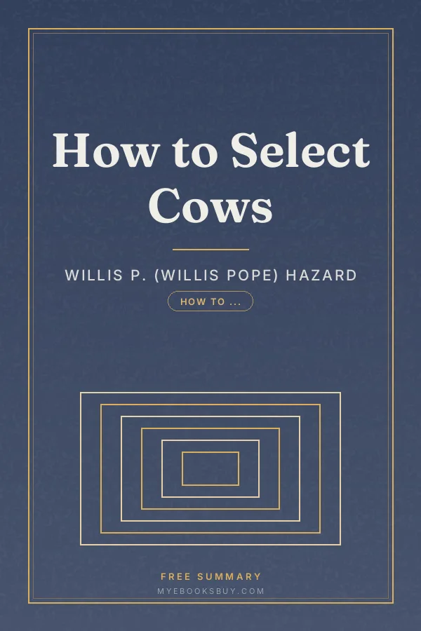 Cover of How to Select Cows