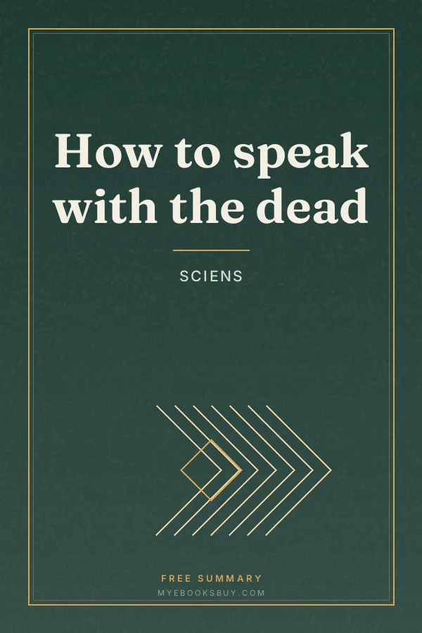 Cover of How to speak with the dead
