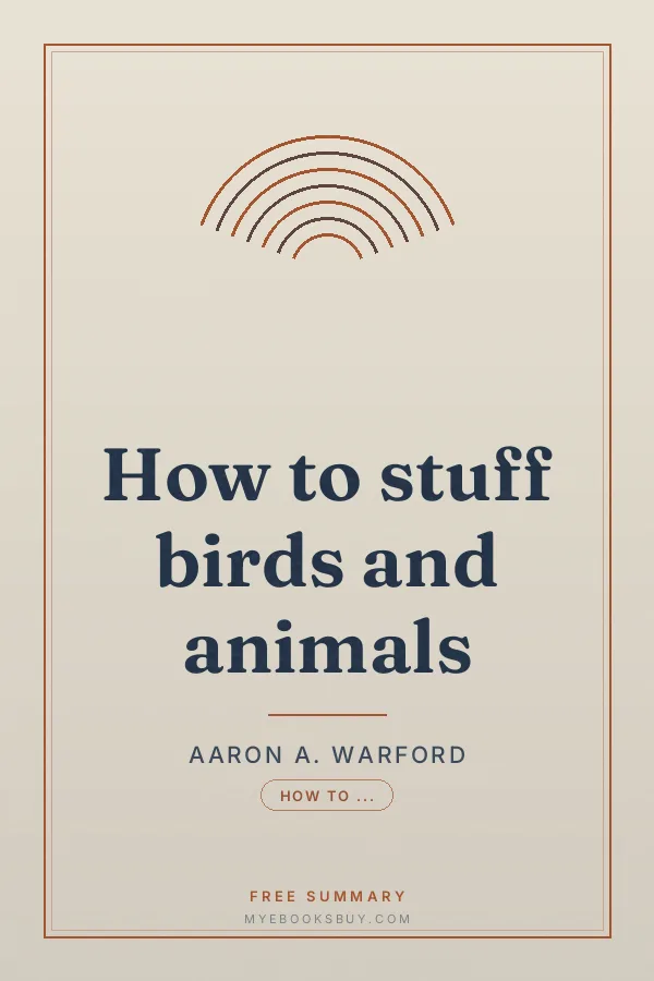 Cover of How to stuff birds and animals