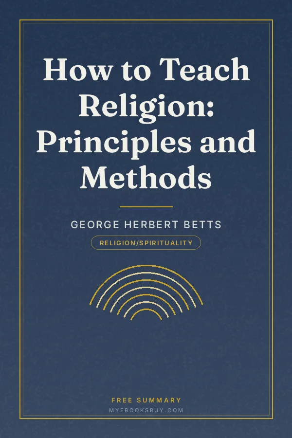 Cover of How to Teach Religion: Principles and Methods