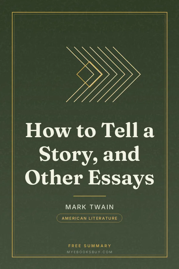 Cover of How to Tell a Story, and Other Essays